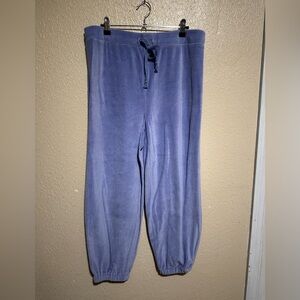 Wilt Easy Crop Jogger Pants Size Large Pull On Velvet‎